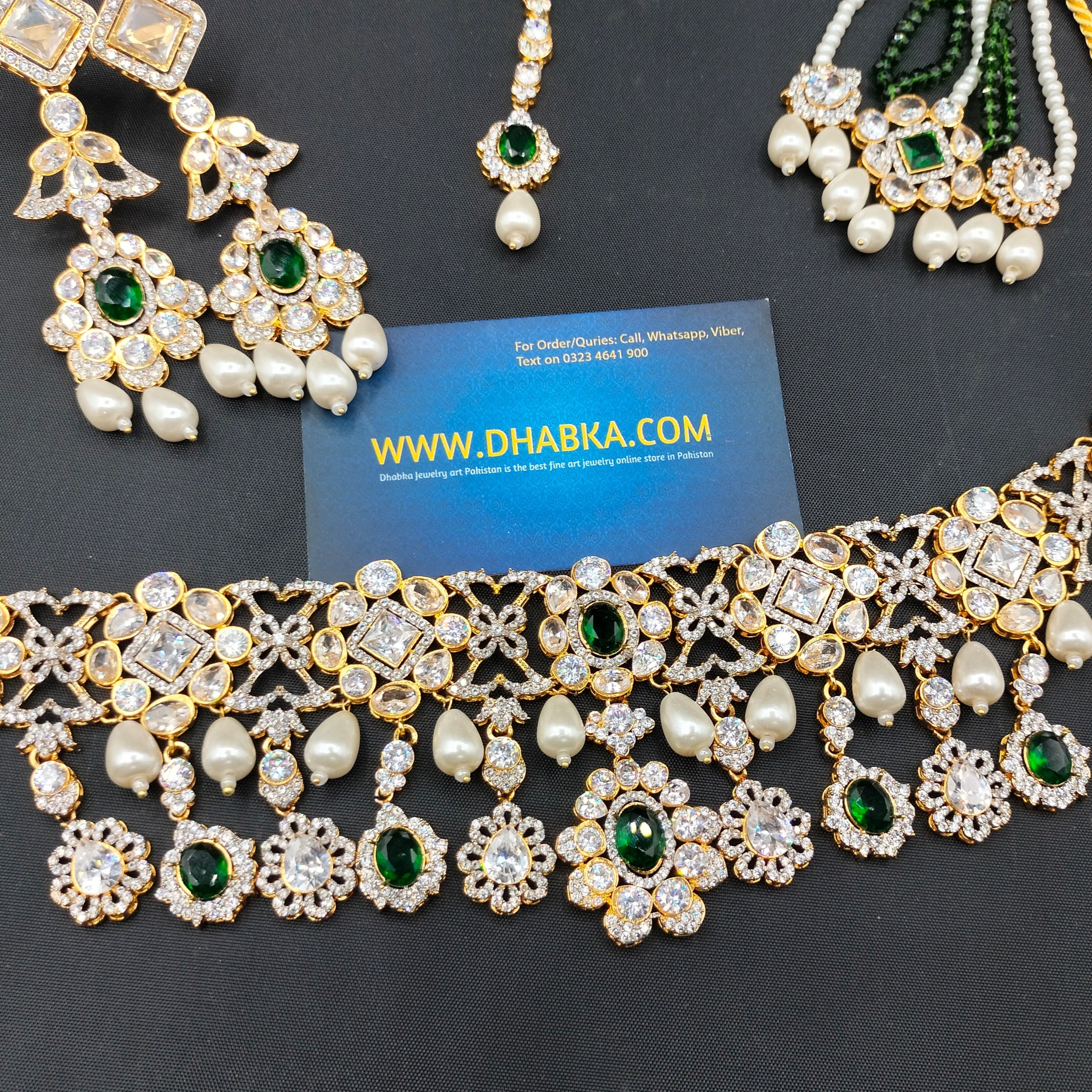 Luxury Choker Four Pc Jewelry Set