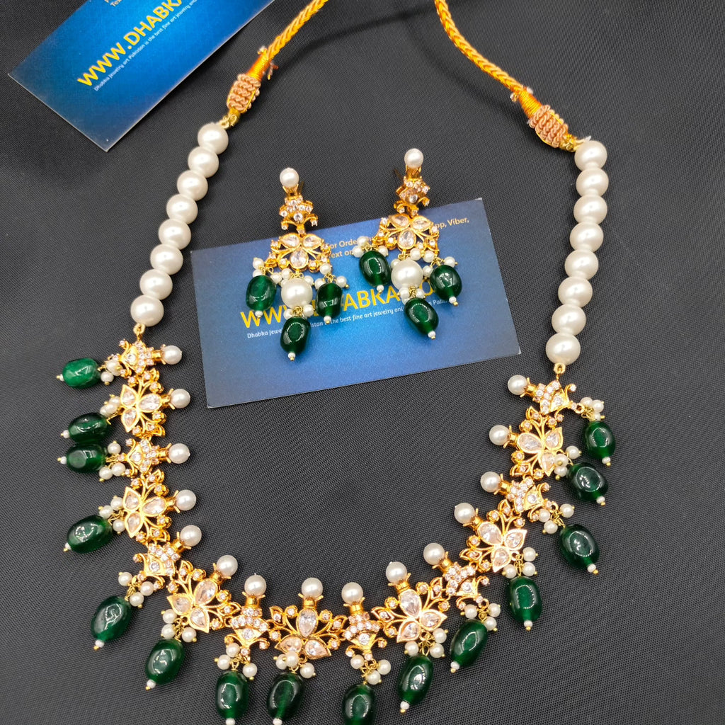 925 Sterling Silver Gold Plated Luxury Jewelry Set
