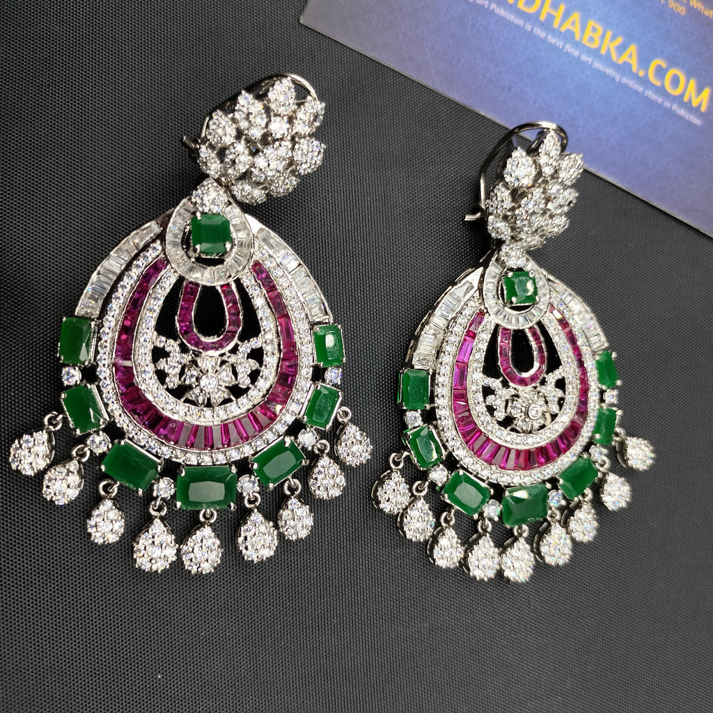 Luxury 925 Sterling Silver Designer Earrings