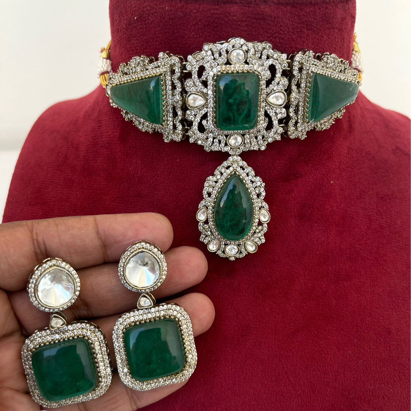 Doublet Stone Choker Prebooking India