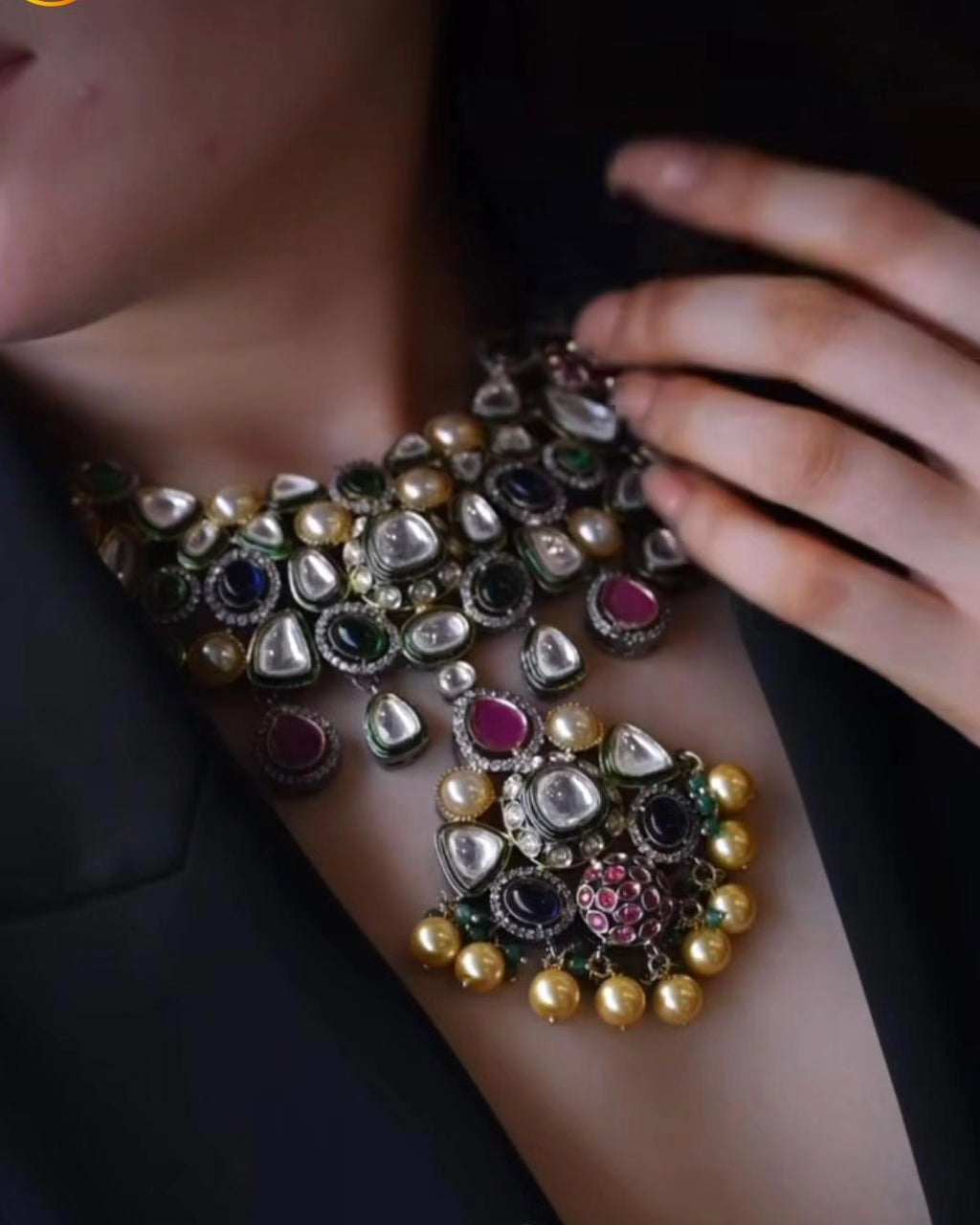 Luxury Multi Color Kundan Set Prebooking