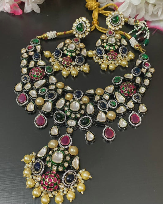 Luxury Multi Color Kundan Set Prebooking