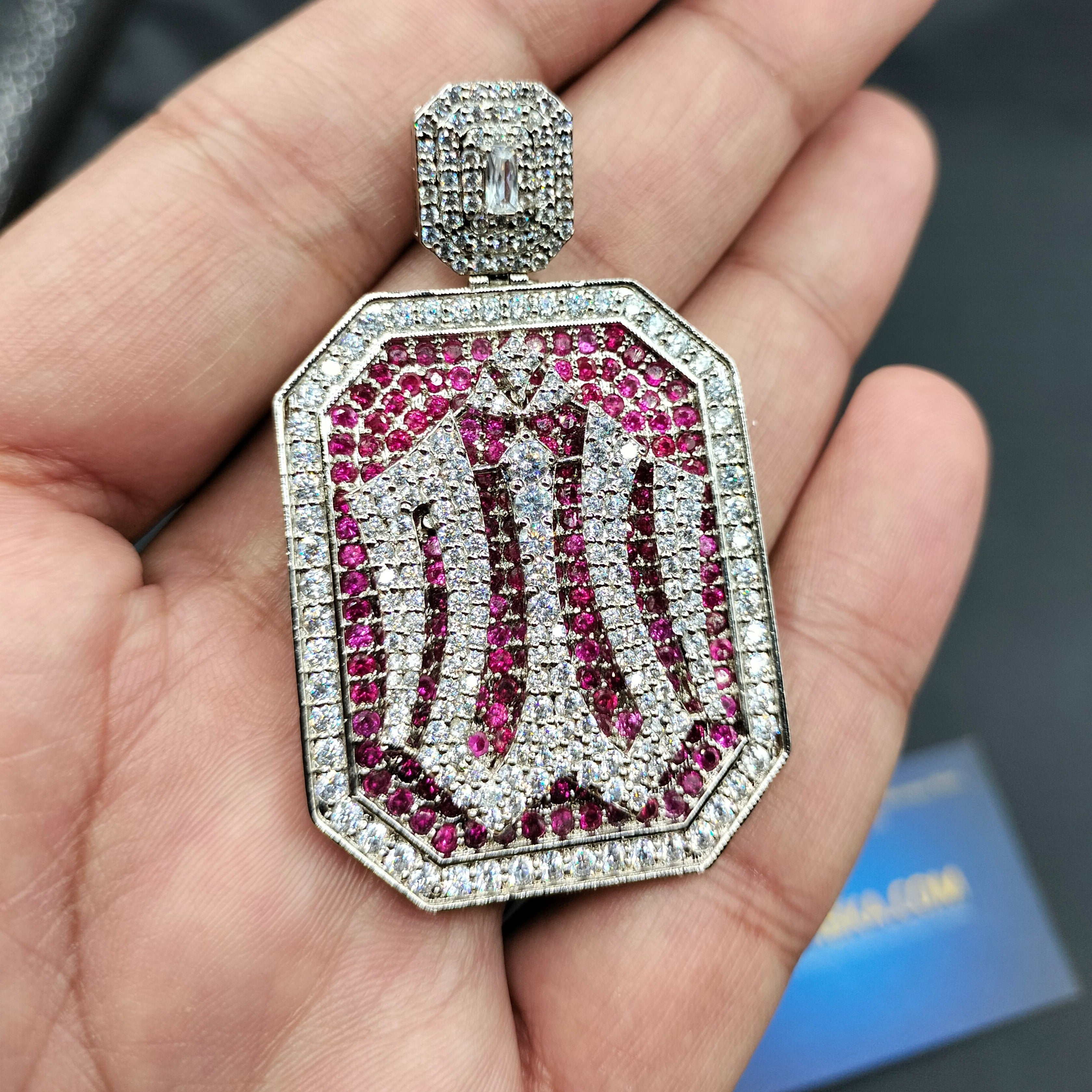 925 Sterling Silver Allah wala pendant