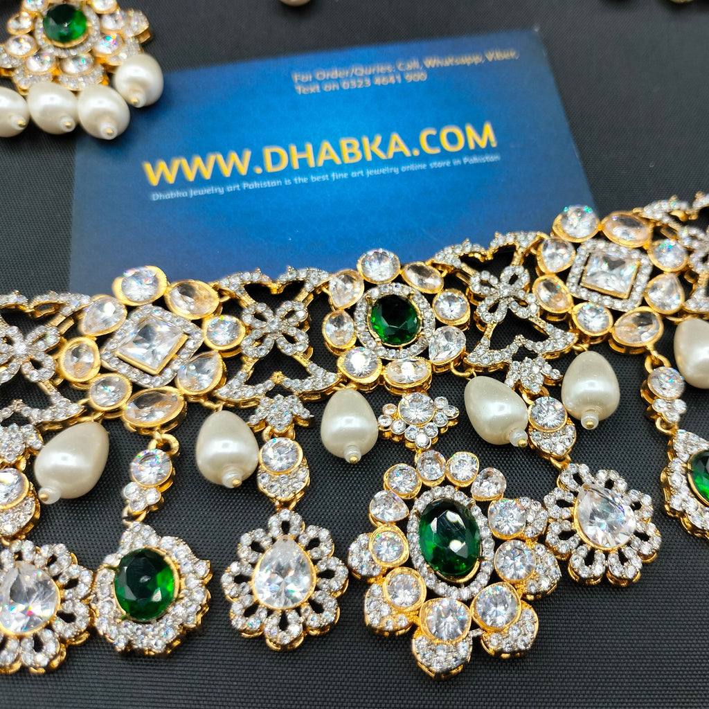 Luxury Choker Four Pc Jewelry Set